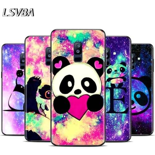Cartoon Lovely Panda For Samsung Galaxy A9 A8S A8 A7 A6S A6 A5 A3 A750 Plus 2018 2017 2016 Star Phone Case