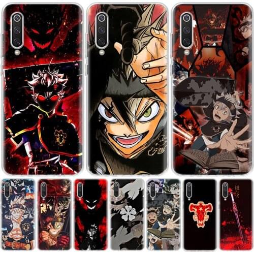 Manga Anime Black Clover Phone Case For Xiaomi Redmi Note 10 9S 9C 9 8T 8 7 6 Pro 5A 5 9A 8A 7A 6A S2 K20 K30 Coque