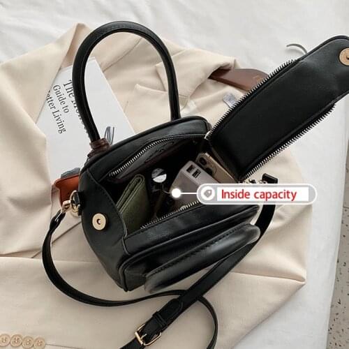 Herbst & Winter Handtaschen PU Leder Schulter Cross Body Taschen Für Frauen 2021 Neue Trend Elegante Mode Marken Dame Hand Tasch