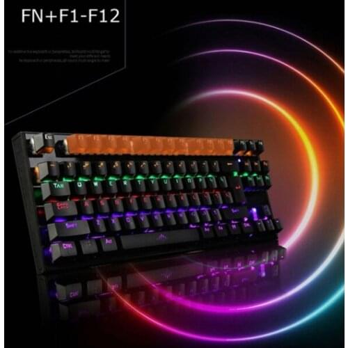 Gaming Mechanical Keyboard Backlit USB Wired 26 Keys Anti-ghosting Game Keyboard NK-Shopping