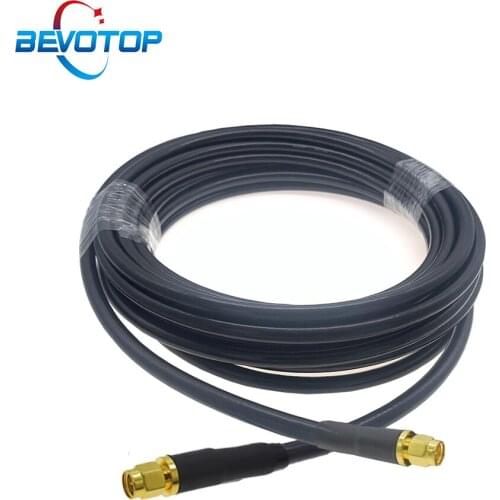 5D-FB Cable SMA Male to SMA Male Plug RF Adapter Pigtail 5DFB Low Loss 50Ohm WIFI Antenna Extension Cord Jumper 1M 5M 10M 30M