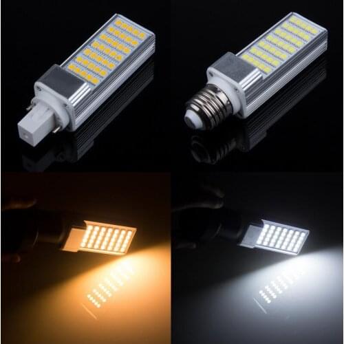 Led bulb 5W 7W 9W 11W 13W 14W G23 G24 E27 Lamp 180 degree Corn bulbs Warm Cold White AC85-265V Horizontal Plug Spot downlights
