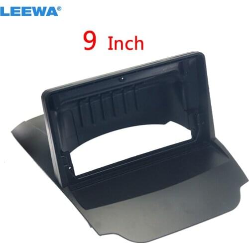 LEEWA Car Audio Radio 2DIN Fascia Frame Adapter For Ford Ecosport 9" Big Screen DVD Player Dash Fitting Panel Frame Kit #CA6528