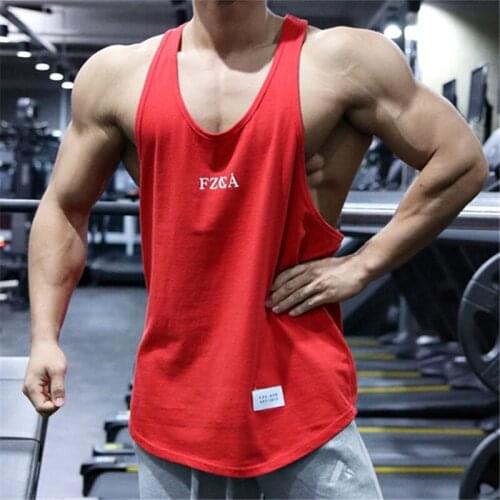 Gym Tank Top Men Fitness Bodybuilding Workout Quick dry Sleeveless shirt Male Summer Casual Singlet Undershirt Crossfit Clothing