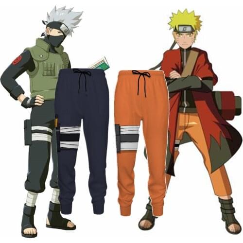 2021 Harajuku Cosplay Anime character Men Pants Uzumaki Naruto Anime Hatake Kakashi Harajuku Cosplay Anime character