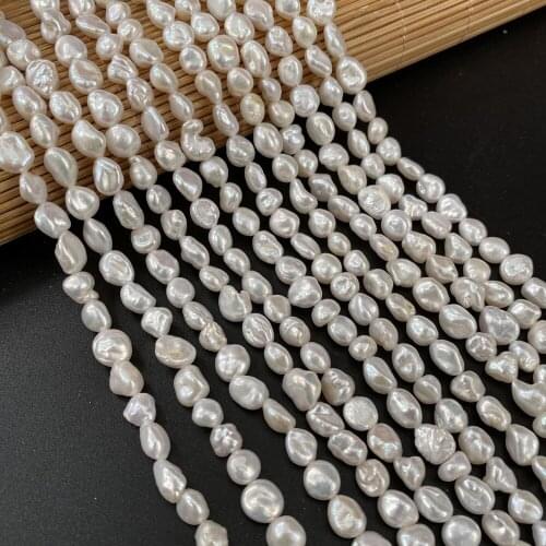 Natural Freshwater Pearl Beading irregular shape Isolation Punch Loose Beads For jewelry making DIY Necklace Bracelet Accessorie