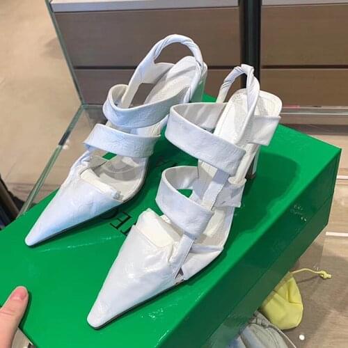 New Sexy Shallow Out Pumps Women Pointed Toe High Heels Shoes Women Slip-On sandalias de las mujeres Party Zapatos De Mujer