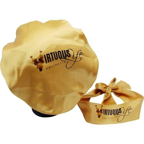 OEM Luxury Brand Dropshipping Hair Wigs Sleep Satin Silk Bonnet Hair Cap Scarf Hair Wraps Sets