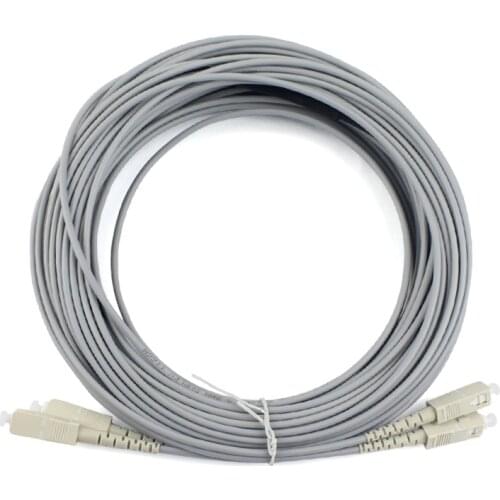 Fiber Optic patch cord SC SC Multimode Armour Rat prevention mm OM2 1.25 Gb 50/125um 20 100m meters Wholesale custom made