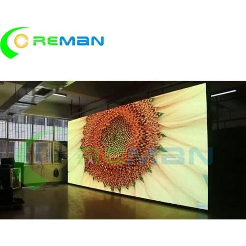 P3 meeting room back advertising led display from full color indoor led TV panle