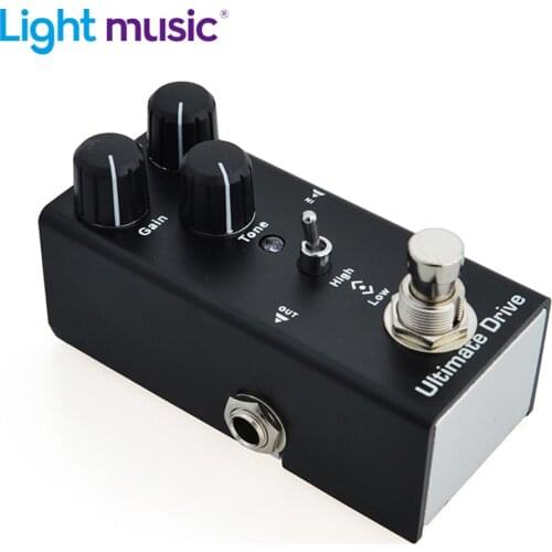 Electric Guitar Pedal Distortion Gain/Level/Tone Knob High/Low Frequency Effect Pedal Mini Single Type DC 9V True Bypass