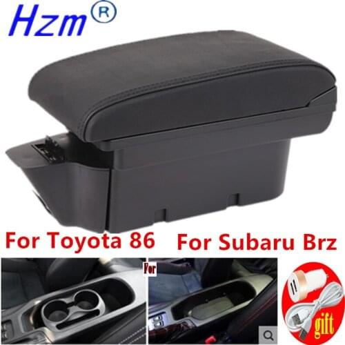 For Subaru Brz Armrest For Toyota 86 Gt86 Car Armrest Box For Scion Fr-S Frs 2012-2020 storage box Auto parts Easy install