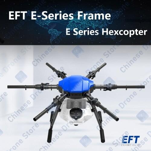 UAV Frame EFT new upgrade 12S E616P EFT616P 16L 16KG Agricultural spraying drone frame six-axis waterproof folding drone system
