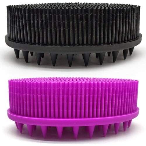 Silicone Double-sided Shampoo And Bath Brush Multifunctional Massage Shampoo Brush For Adults And Children Bath Brush