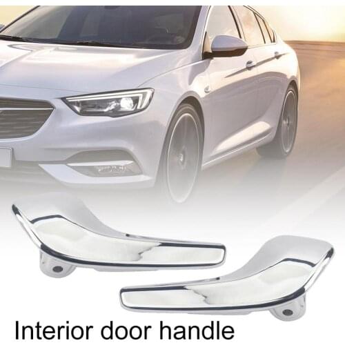 Replacement Glossy L/R Car Interior Door Handles 13297813 13297814 for Vauxhall Corsa D/MK3