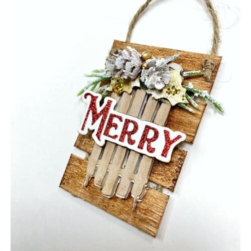 KLJUYP Wood Grain Embossing Sled Metal Cutting Dies Scrapbook Paper Craft Decoration dies scrapbooking 07091