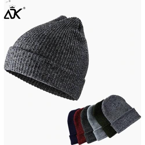 Unisex Hats Stripe Stretchy Cap Cuffed Beanies Autumn Winter Hats For Woman Bonnet Simple Design Decal Beanies