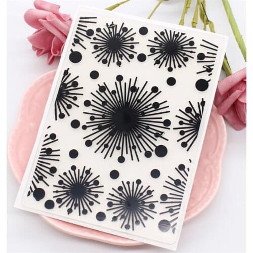 YPP CRAFT Dandelion Plastic Embossing Folders for DIY Scrapbooking Paper Craft/Card Making Decoration Supplies