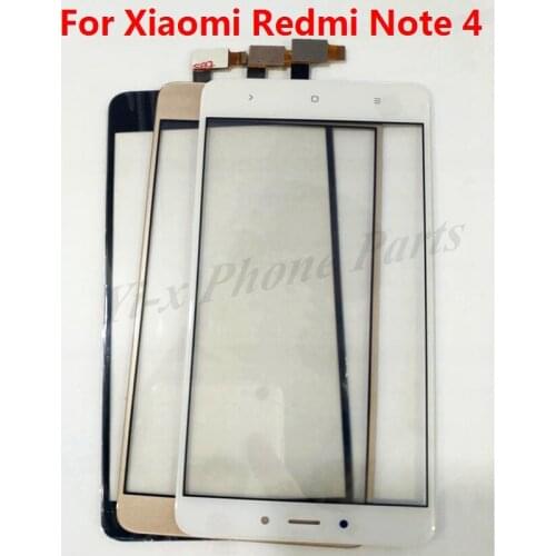 1x Touch Screen Sensor LCD Display Digitizer Front Outer Glass Front Panel for Xiaomi Redmi Note 4
