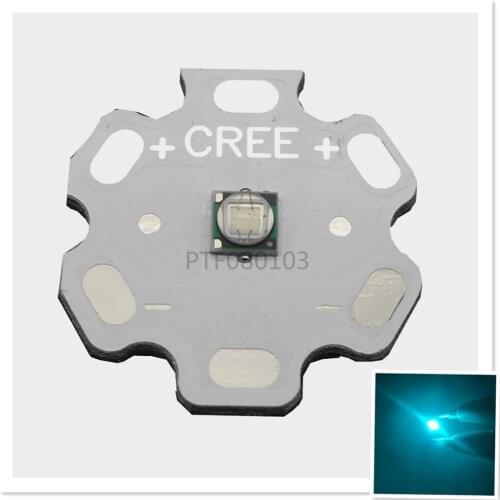 5PCS EPILEDS 3W 3535 Cyan 490NM - 495NM High Power LED Bead Emitter with 8mm 10mm 12mm 14mm 16mm 20mm Aluminum PCB