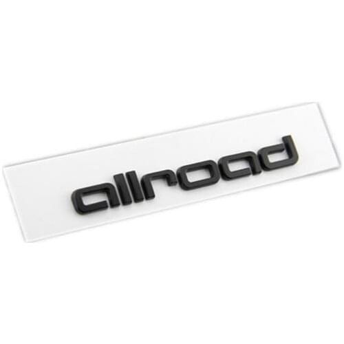 ABS Plastic Allroad Car Sticker Emblem Badge Embleme Emblema