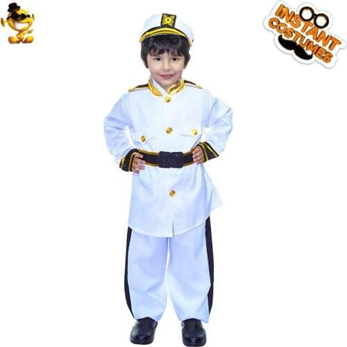 DSPLAY Original New style Kids Little Policeman Boys Fancy Costume For Christmas New Year Party Cosplay