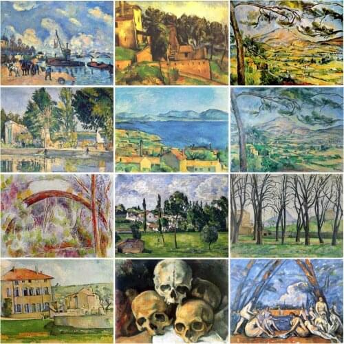 Famous French Impressionist Painter Paul Cezanne Series 5D DIY Diamond Painting Full Square/Round Diamond Embroidery Sale Mosaic