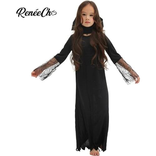 Halloween Costume for kids Child Vampire Costume boys costume 2018 cheap black girl long fancy dress for party devil cosplay