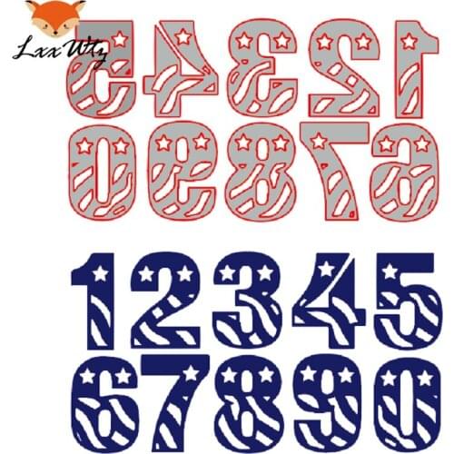 Metal Cutting Dies for scrapbooking dies DIY Paper Cards Photo Album Decorative 0-9number