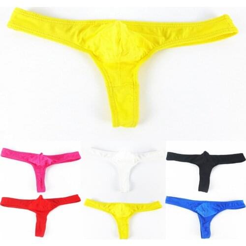 Mens Underwear Breathable Thongs T-Back G-String Briefs Sexy Seamless Tangas Lingerie Fashion Breathless Bikini Briefs Male
