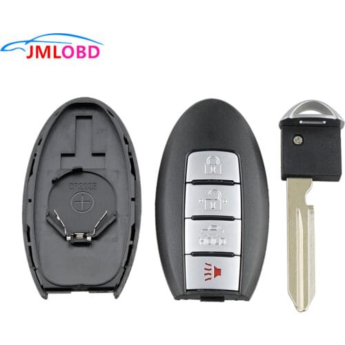 2020 New Car Key Shell Replacement Fob Case ForNissan 07-12 Altima Maxima Murano Remote Car Key Fob Shell Case