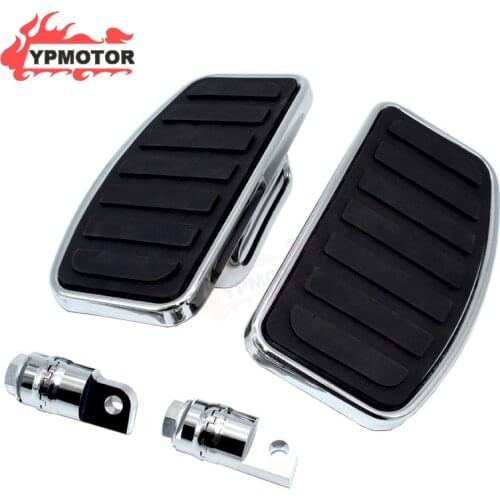 Motorcycle Front/Rear Footboard Footrest Foot Pedal Floorboard For Harley Sportster XL883 XL1200 Iron Dyna Street Fat Bob 72 48