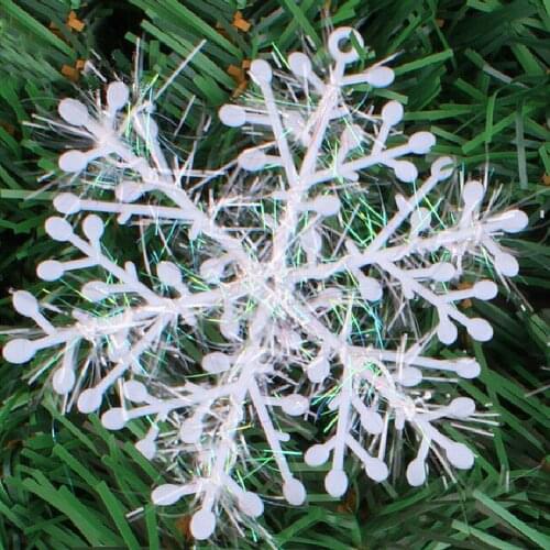 Christmas Tree Snowflake Ornament Party Window Xmas Decor 3Pcs 8/11/15/18/23cm party window ornament on Christmas tree