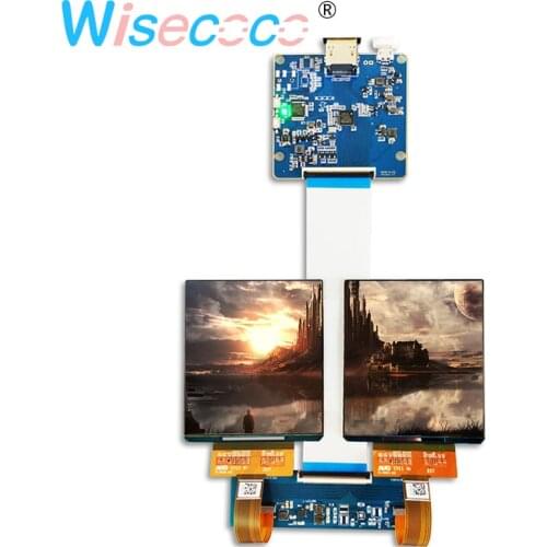 DIY VR Screen with 90hz dual 3.81 inch 1080p oled display with to mipi driver board for projector HMD vr glass VR Headset