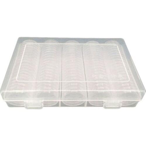 Top Commemorative Coin Transparent Plastic Collection Box Storage Box