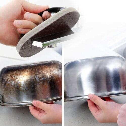 [video]Strong Decontamination Bath Brush Sponge Tiles Brush Hot Sale Magic Kitchen Clean Tools
