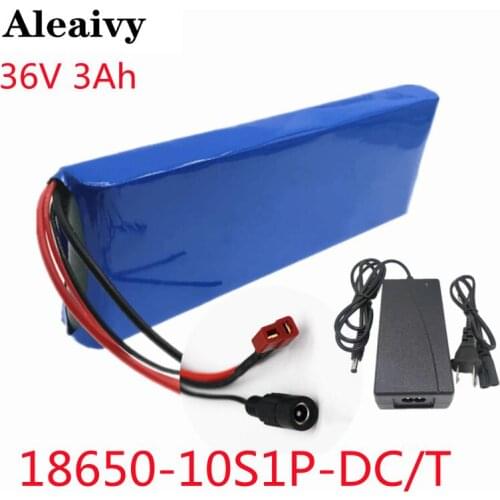2021 New 36V Battery 10S1P 3Ah 42V 3200mah 18650 Lithium Ion Battery Pack Ebike Electric Car Bicycle Scooter 20A BMS 500W