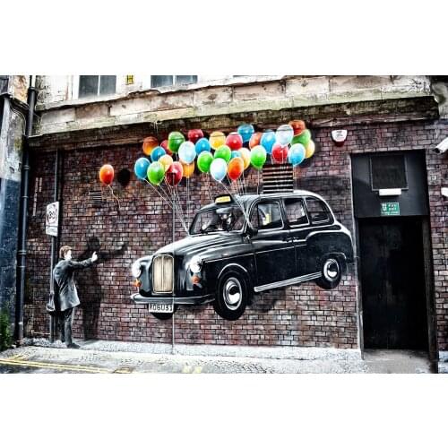 3D Canvas Painting BANKSY Dreams Posters and Prints Graffiti Street Art Home Decor Decorativer Cuadros Decoracion Salon