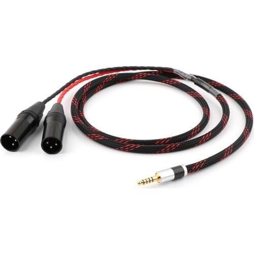 4.4MM Balanced To 2xXLR Male or Female Upgraded Cable For pha2a wm1a 1z zx300a