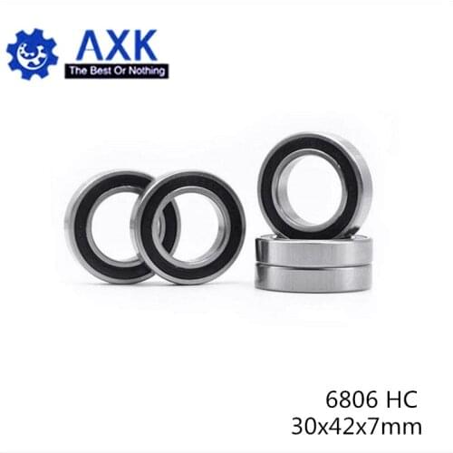 6806 Hybrid Ceramic Bearing 30x42x7 mm ABEC-1 ( 1 PC ) Bicycle Bottom Brackets & Spares 6806RS Si3N4 Ball Bearings