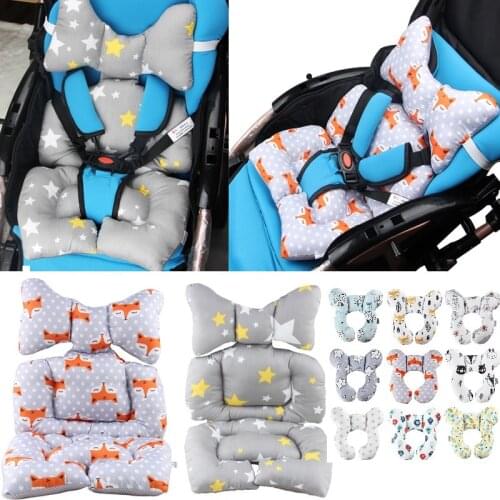 Summer Stroller Accessories Double Side Pad 3D Air Mesh Breathable Stroller Mat Mattress Baby Car Seat Cover Cushion for Newborn