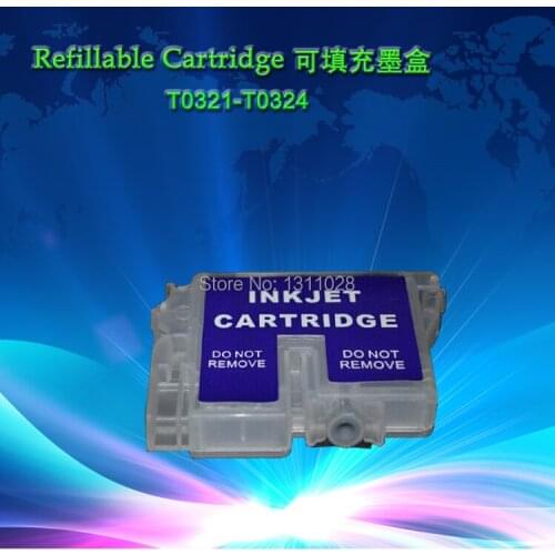 INK WAY 6 PCS T0331-T0336 Stylus Photo 950 960 Empty Refillable ink cartridge with ARC