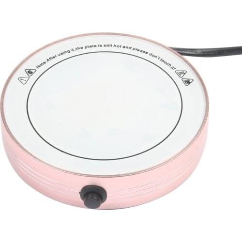 DMWD Aluminum Alloy Thermostat Hot Plate 220V Tea Water Heating Pad Baby Milk Warmer Kitchen Porridge Soup Heat Preservation Pad