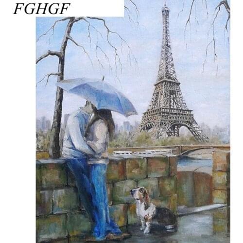 FGHGF Frameless Pictures Painting By Numbers Wedding Decoration Wall Picture cm DIY Digital Paint Drawing Oil