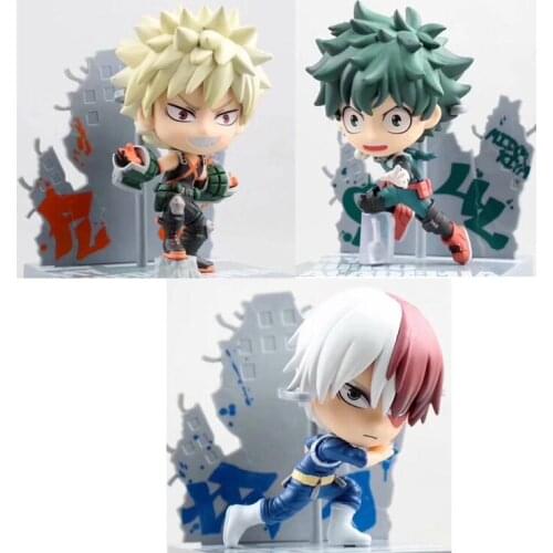 Hot Sale My Hero Academia Izuku Midoriya Katsuki Bakugo Todoroki Shoto Hero`s Edition Boku no Hero o Figure Toys
