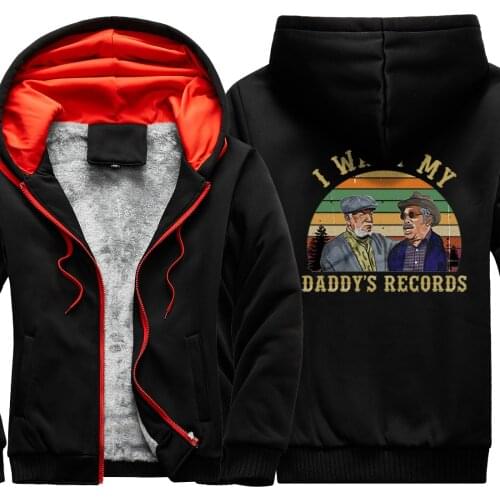 I Want My Daddys Records Camouflage Raglan Thicken Jackets 2020 New Arrival Winter Tops Casual Retro Hipster moletom masculino