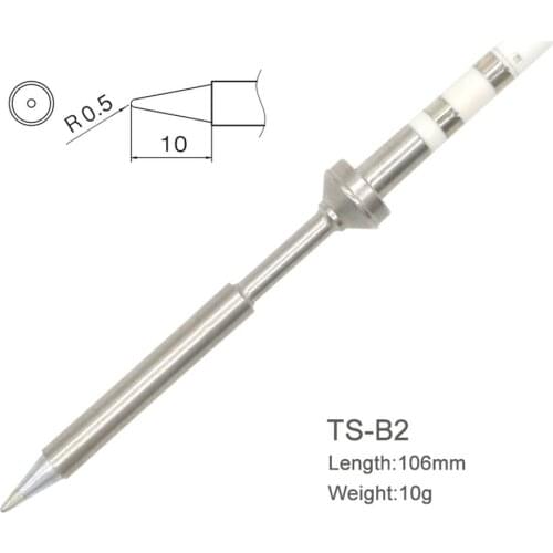 TS100 Mini Soldering Iron Digital Soldering Iron Tip Replacement Bit Head B2 BC2 C4 D24 K I Ku ILS C1 Lead Free