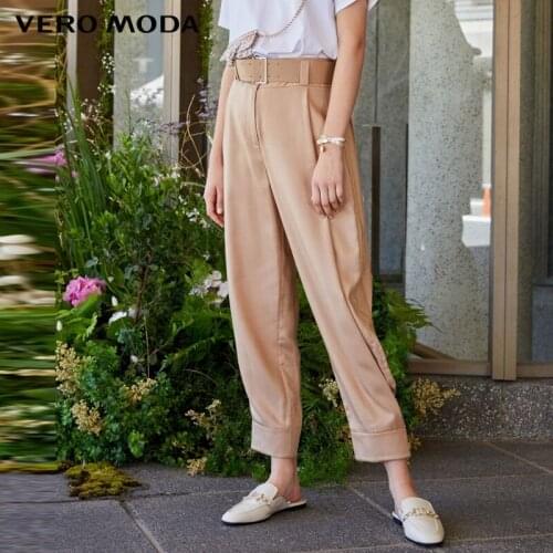 Vero Moda Women High Waist Cropped Tappered Pants|320150516