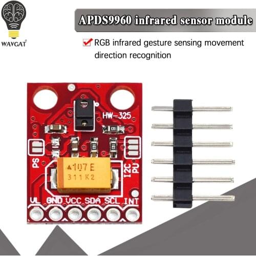 Upgrade GY-9960-3.3 APDS-9960 proximity detection and non-contact gesture detection RGB and Gesture