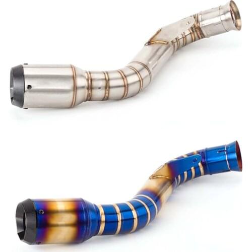 Motorcycle Full Exhaust System Modified Front Middle Link Pipe Muffler Slip On For Honda CBR650F 2014-2018